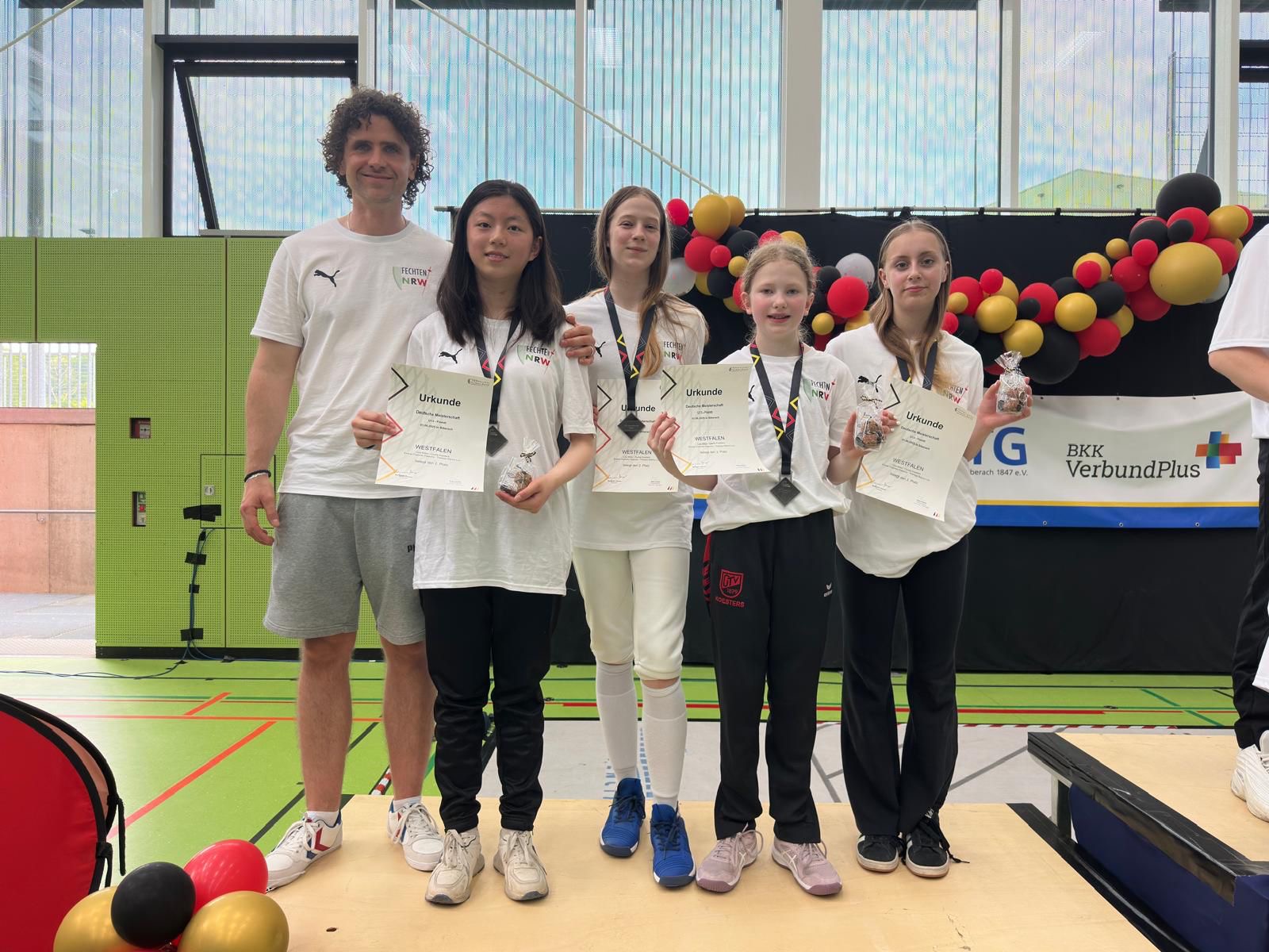 Starker Auftritt der TG Münster bei den Deutschen U13-Fechtmeisterschaften