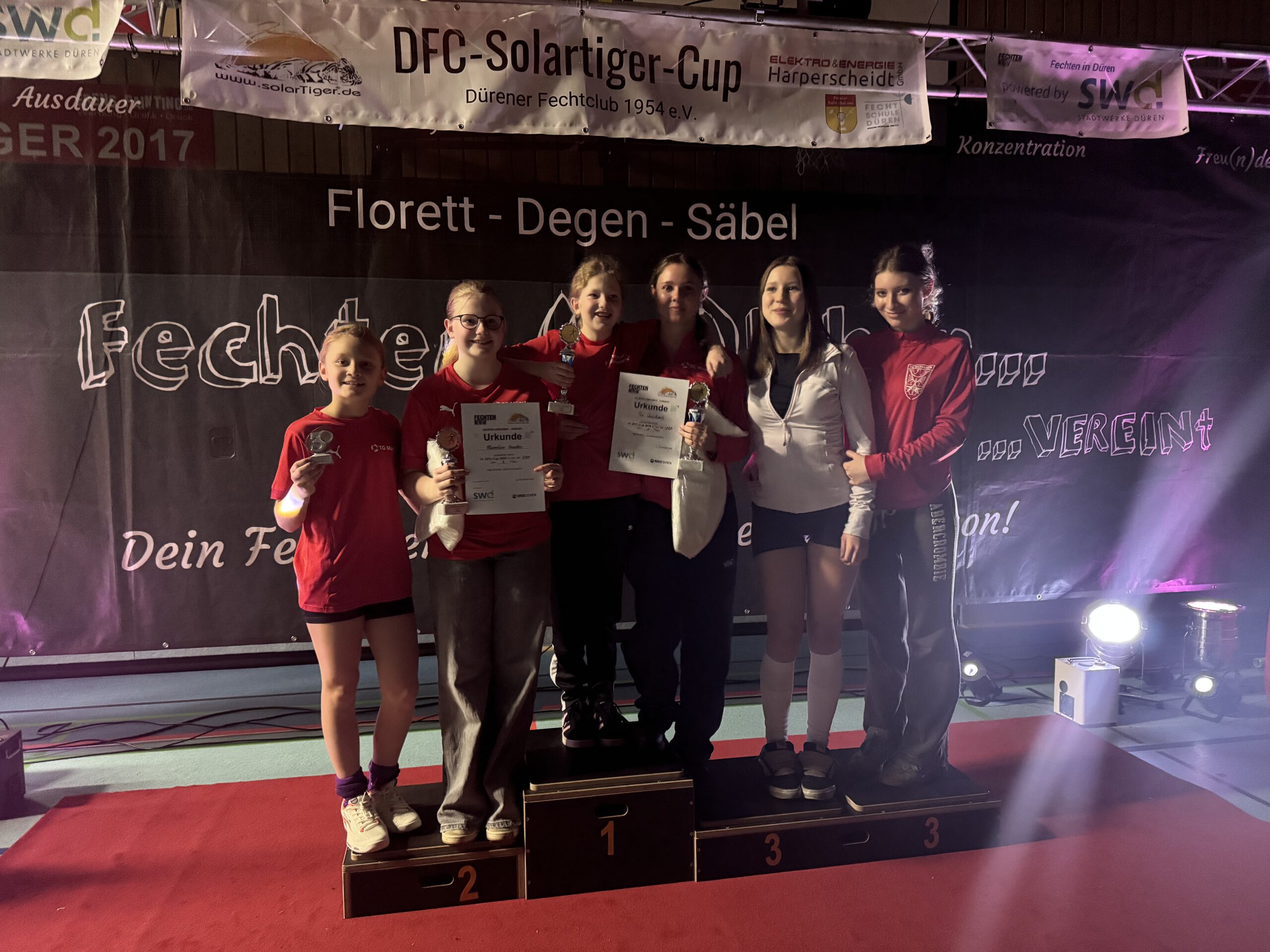 Erfolgreiches Wochenende für die TG Münster Fechten beim 14. DFC-Solartiger-Cup 2025
